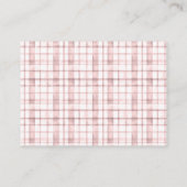 Carte D'accompagnement Déchets Raffle Petit Citrouille Fille Baby shower (Dos)