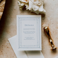 Déco moderne | Mariage blanc et bleu Détails de l'