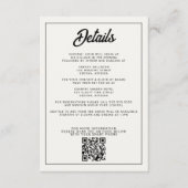 Carte D'accompagnement Décontracté Mariage Cactus (Devant)