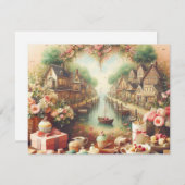 Carte D'accompagnement Décor d'automne | Vibes douillettes saisonnières (Devant / Derrière)