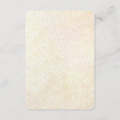 Carte D'accompagnement Decorative Floral Frame Detail Enclosure (Dos)