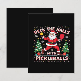 Carte D'accompagnement Découvrir Les Halls Avec Des Pickleballs