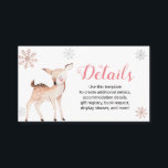 Carte D'accompagnement Deer Winter Onederland 1er Anniversaire Détails Ca<br><div class="desc">Deer Winter Onederland 1er Anniversaire Détails Carte</div>