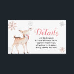 Carte D'accompagnement Deer Winter Onederland 1er Anniversaire Détails Ca<br><div class="desc">Deer Winter Onederland 1er Anniversaire Détails Carte</div>