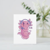 Carte D'accompagnement Défi de jeu Axolotl Blast (Debout devant)