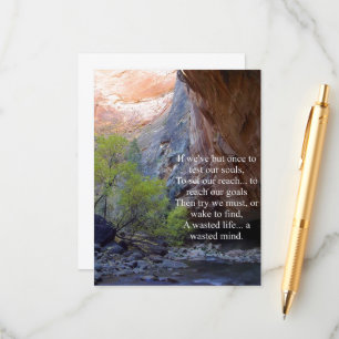 Carte D'accompagnement Définition des objectifs Inspiration