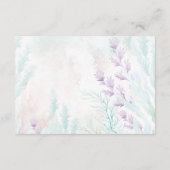 Carte D'accompagnement Délicat Océan sous la mer Baby Diaper Raffle (Dos)