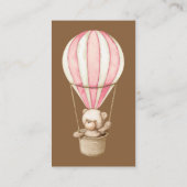 Carte D'accompagnement Demande de Baby shower (Dos)