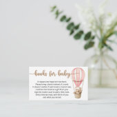 Carte D'accompagnement Demande de Baby shower (Debout devant)