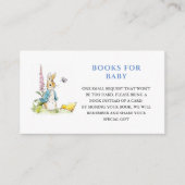 Carte D'accompagnement Demande de Baby shower de lapin Peter (Devant)