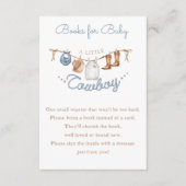 Carte D'accompagnement Demande de Baby shower de Little Cowboy Canyon (Devant)