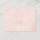 Carte D'accompagnement Demande de Baby shower de Little Cutie Clementine (Dos)