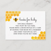 Carte D'accompagnement Demande de Baby shower de Little Honey Bee (Devant)