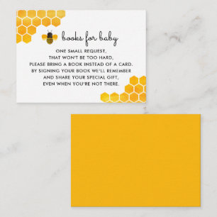 Carte D'accompagnement Demande de Baby shower de Little Honey Bee