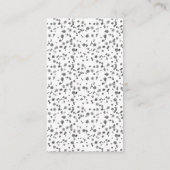 Carte D'accompagnement Demande de Baby shower de réservation de ports de  (Dos)