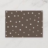 Carte D'accompagnement Demande de Baby shower de thème d'ours (Dos)