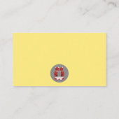 Carte D'accompagnement Demande de Baby shower d'oiseaux jaunes Insérer (Dos)