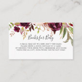 Carte D'accompagnement Demande de Baby shower Floral Boho Rustique (Devant)