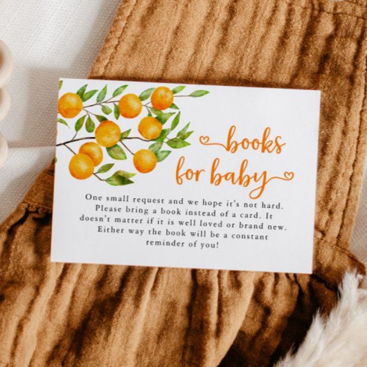 Carte D'accompagnement Demande de Baby shower Little Cutie