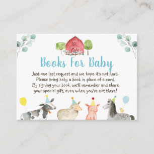 Carte D'accompagnement Demande de Baby shower pour le registre de la verd