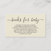 Carte D'accompagnement Demande de Baby shower - Simple (Devant)