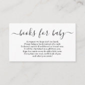 Carte D'accompagnement Demande de Baby shower - Simple (Devant)