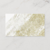 Carte D'accompagnement Demande de Baby shower simple Gold & Green (Dos)