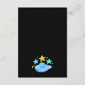 Carte D'accompagnement Demande de Baby shower Twinkle Little Star (Dos)