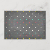 Carte D'accompagnement Demande de carnet de baby showers (Dos)