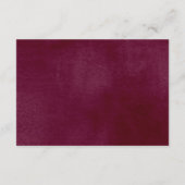 Carte D'accompagnement Demande de carnet de baby showers à fleurs roses d (Dos)