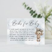 Carte D'accompagnement Demande de carnet de baby showers de l'avion vinta (Debout devant)