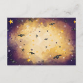 Carte D'accompagnement Demande de carnet de Baby showers d'Halloween (Dos)