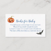 Carte D'accompagnement Demande de carnet de Baby showers Halloween Cute (Devant)