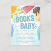 Carte D'accompagnement Demande de carnet de Baby showers Popsicle (Devant)