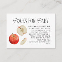 Demande de carnet de Baby showers Red Apple