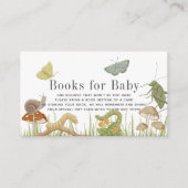 Carte D'accompagnement Demande de carnet de Baby showers sur les insectes (Devant)