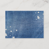 Carte D'accompagnement Demande de carnet de Denim et Diamants (Dos)