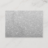 Carte D'accompagnement Demande de chanson de mariage Insert moderne argen (Dos)