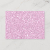 Carte D'accompagnement Demande de chanson de mariage Moderne Insert rose  (Dos)