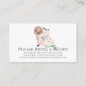 Carte D'accompagnement Demande de Fête des mariées de la valise rose Voya (Devant)