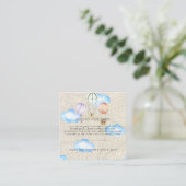 Carte D'accompagnement Demande de livre | Carton d'invitation pour Baby S (Debout devant)
