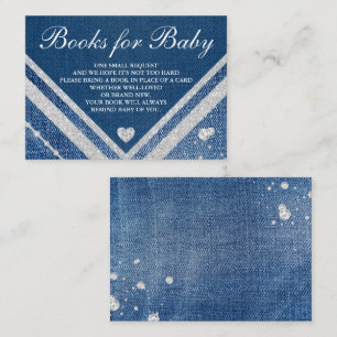 Carte D'accompagnement Demande de livre Denim and Diamonds