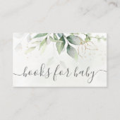 Carte D'accompagnement Demande de livre d'or Eucalyptus Botanical (Devant)