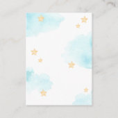 Carte D'accompagnement Demande de livre Montgolfière en l'air (Dos)