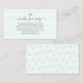 Carte D'accompagnement Demande de livre PixDezines, Coeur de couleur blan (Devant / Derrière)