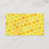 Carte D'accompagnement Demande de livre pour Baby Shower Honey Bee (Dos)