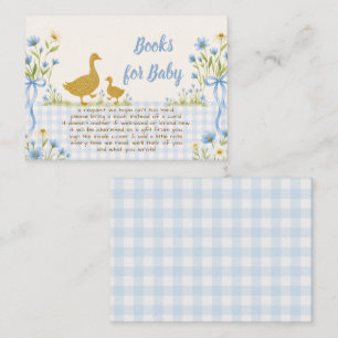 Carte D'accompagnement Demande de livre pour bébé garçon Silly Goose à ru
