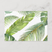 Carte D'accompagnement Demande de livre Safari fille baby shower book ins (Dos)