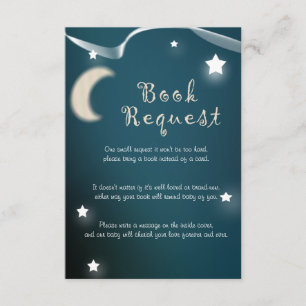 Carte D'accompagnement Demande de livre Twinkle Little Star avec poème