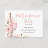 Carte D'accompagnement Demande de recette de Fête des mariées d'aquarelle (Devant)